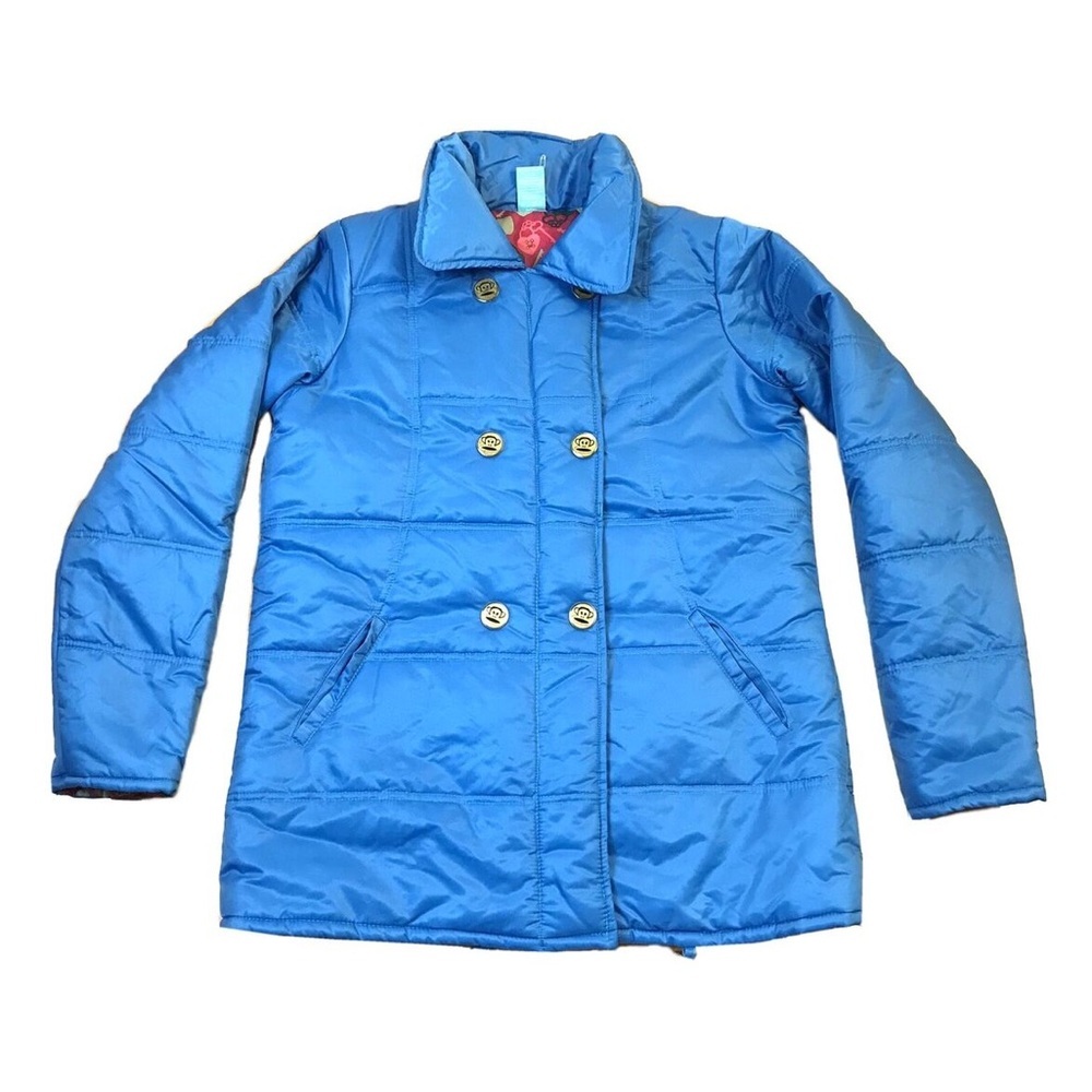 Paul Frank is Your Friend Youth Blue Puffer Nylon Winter Jacket Ski/Snow Size L